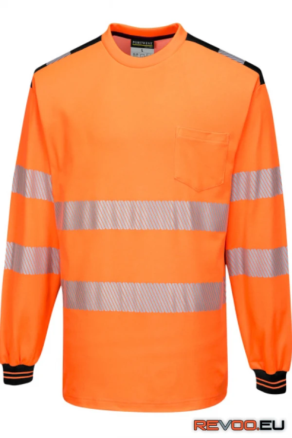 PW3 Hi-Vis hosszú ujjú póló Portwest T185