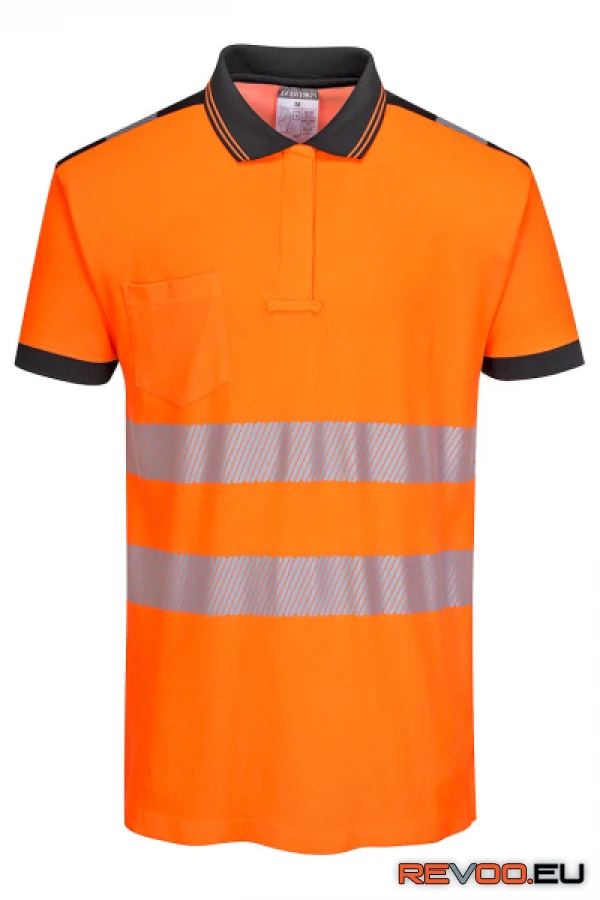 PW3 Hi-Vis galléros póló Portwest T180
