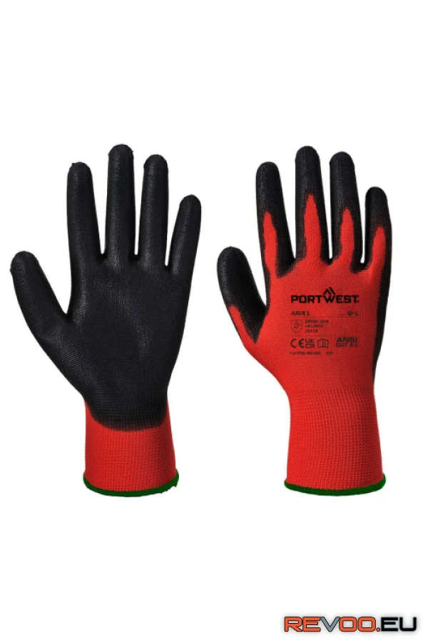Red-PU kesztyű Portwest A641