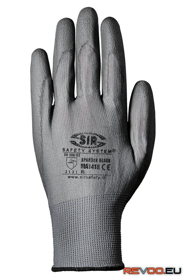 Spandex Black kesztyű (12 pár) Sir Safety System SSY-MA1418B0-L