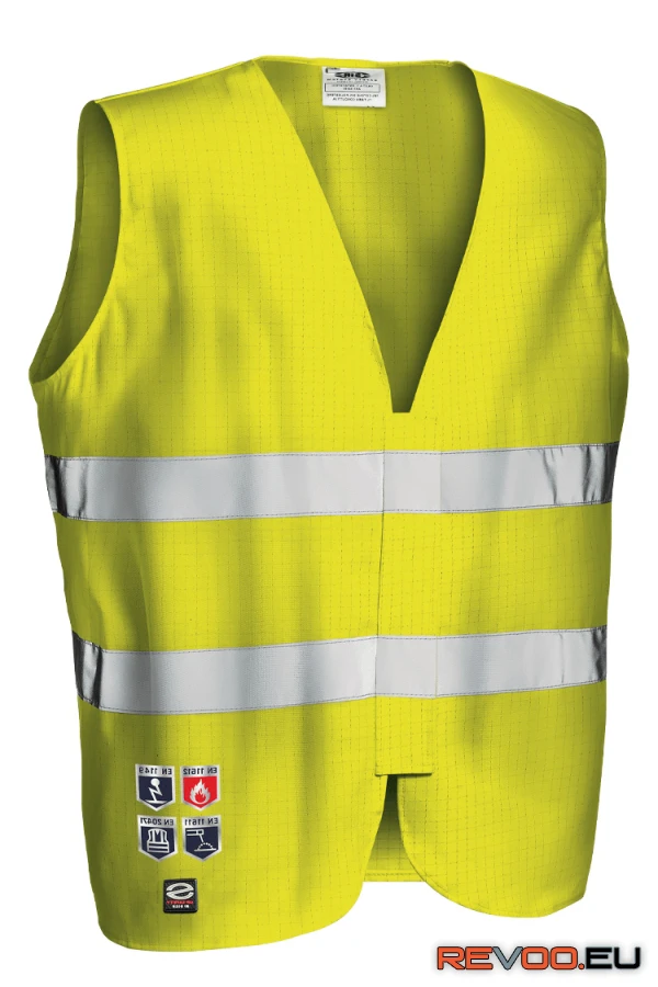 Supertech láthatósági mellény Sir Safety System SSY-MC3538E1-XL
