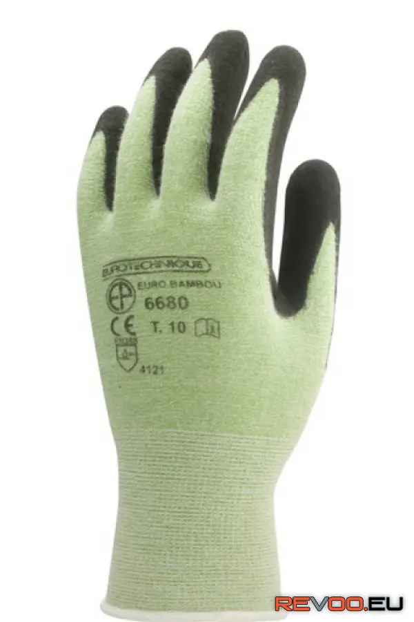 Szerelőkesztyű, Eurobambou, tenyéren nitrillel Euro Protection MO6680