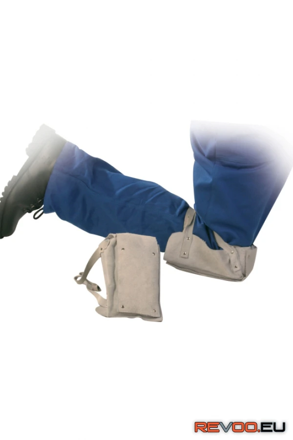 Térdvédő bőrből, szivacsbéléssel, csatos pánttal Coverguard MOGAN57650