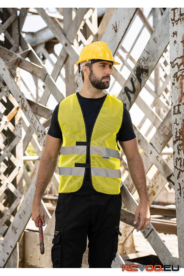 Thessaloniki hálós láthatósági mellény Korntex KXQ