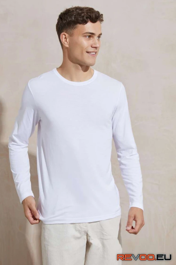 Tri-blend kevertszálas hosszú ujjú póló Just Ts JT002