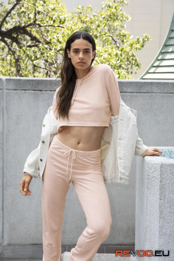 Tri-blend kevertszálas melegítő nadrág American Apparel AARSATR334
