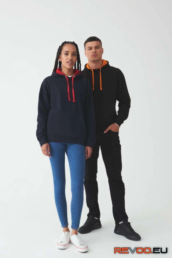 Varsity kapucnis pulóver Just Hoods AWJH003