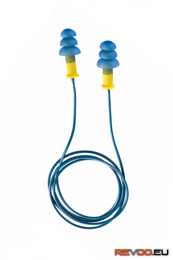 Zsinóros füldugó SNR 28dB Metal Flex (200 pár) Sir Safety System SSY-FC1216